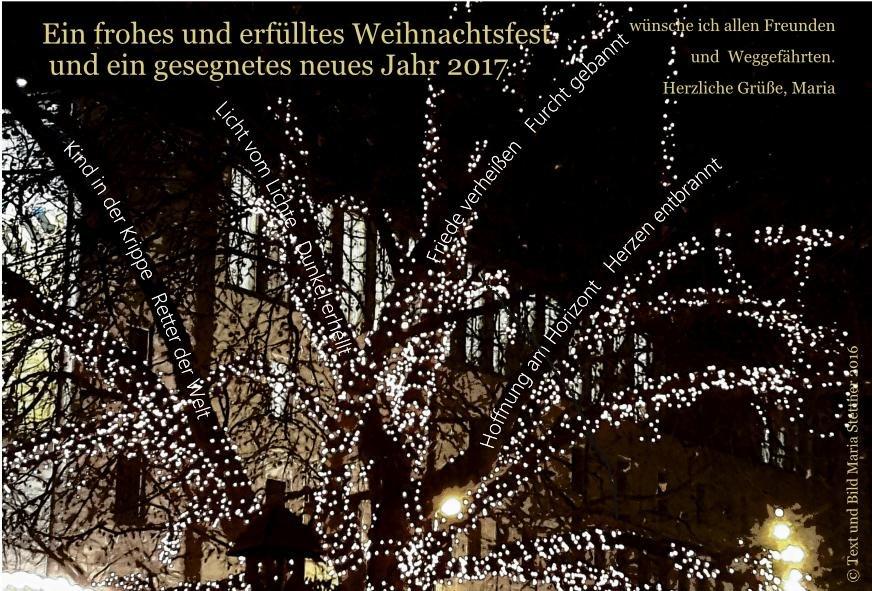 Weihnachtsgruß 2016